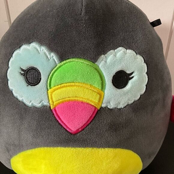 Squishmallows Tito the Toucan Blacklight 9 Inch Plush Toy - Picture 2 of 7